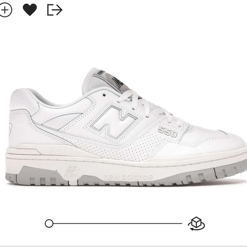 New Balance 550 White Grey
